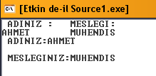 D ALAN BİLDİRİM DEYİMİ Çift duyarlı gerçel sayıların giriş ve çıkışlarında kullanılan alan bildirim deyimleridir.