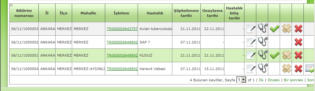 EK-3/5 Hastalık şüphe kaydı ile bildirimi yapılmış olan bir hastalık Salgın hastalık onayı yapılmadığı sürece şüphe olarak kalmaya devam eder.