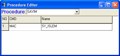 6. Makro Tanımlama ve programlama Sayfa: 38 Programın (Task) işleyişini sağlamak için procedure lere bağlı macro lara ihtiyaç duyulmaktadır.