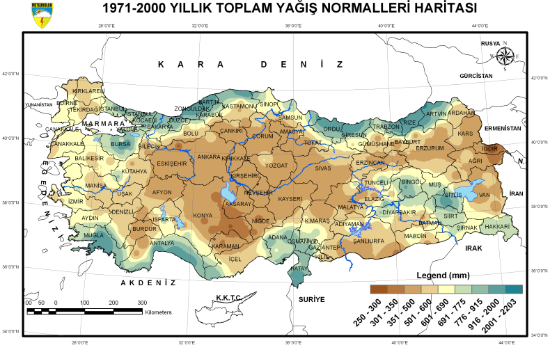 Bölgede en çok yağış alan il Bingöl dür onu Tunceli takip etmektedir. Malatya ve Elazığ hemen hemen eşit yıllık yağış miktarına sahiptir.