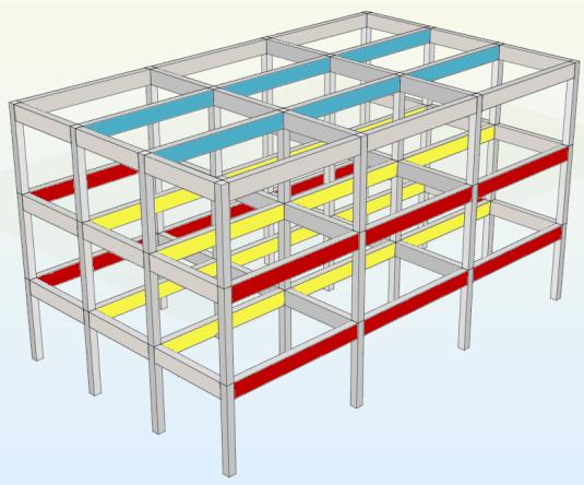 basabilirsiniz. Modeldeki tüm kiriş aksı gruplarını dağıtmak için Tüm Grupları Dağıt düğmesine basmanız yeterli olacaktır.