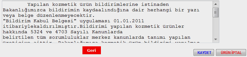 Şekil 26. Bilgileri Güncelle butonunun yer aldığı sayfa görüntüsü. Bilgileri Güncelle butonu tıklanıp gerekli değişiklikler yapıldıktan sonra aşağıda yer alan ekrandaki Kaydet butonuna tıklanmalıdır.