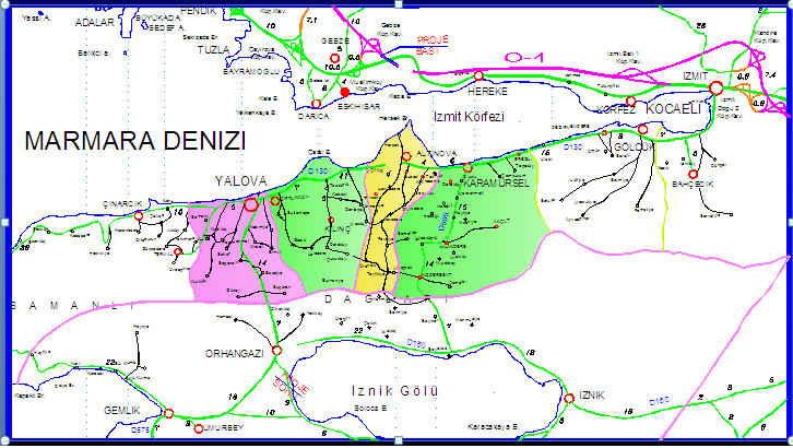 İzmit Körfezi nin Kaba Burnu ile Hersek Burnu arası 2800 m. dir. Buraya yapılacak köprünün uzunluğu 3000 m. boyunda olacaktır.