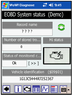 EOBD alanında Egzoz emisyon test alanından da tanıdığınız kanuni erişim