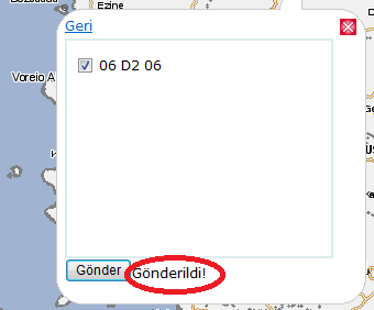 2.5. emap ÜZERİNDE ANİMASYON Aktivite detay raporu ile bir aracın belli bir zaman aralığındaki hareketleri raporlanabilmektedir.