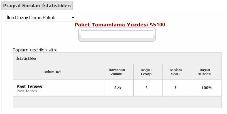 Paragraf Soru Modülü Ġstatistikleri (Statistics of Reading Comprehension Questions) Yabancı dil öğreniminde önemli konulardan biriside okuduğunu anlama olarak ortaya çıkmaktadır.