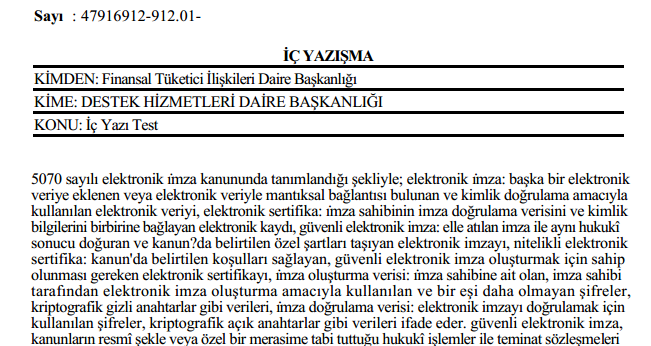 12.3. Metin Ön İzleme Sekmesi: Bu sekmeden hazırlanan metnin ön izlemesi yapılabilir.