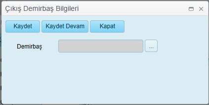 4.7.2.1.1 Çıkış Demirbaş Sorgulama Çıkış demirbaş sorgu kriterleri girilip Sorgu butonuna basılarak sorgulanır. 4.7.2.1.2 Çıkış Demirbaş Ekleme Çıkışı yapılacak yeni bir demirbaş kaydı ekleneceği zaman öncelikle Ekle butonuna tıklanır.