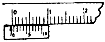 40 Least count can also be calculated from the formula given below L.C or V.C = smallest division on main scale / total no. of divisions on the vernier scale = 1mm / 10 = 0.1 mm = 0.01 cm III.