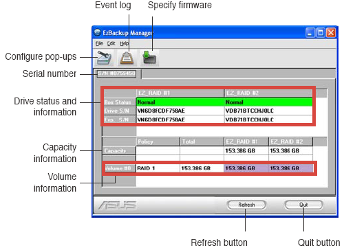 ASUS EZ-Backup Manager uygulam asınıkullanm ak Bilgisayarıyeniden başlattıktan sonra W indow s a girin, ASUS EZ-Backup Manager aracının kısayolunu m asaüstünde ya ga görev çubuğunda göreceksiniz.