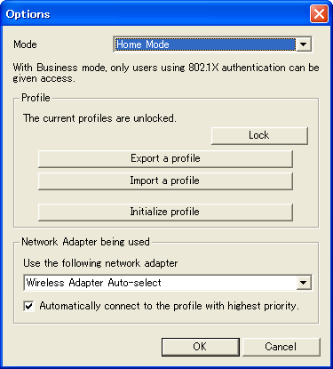 Bölüm 4 - Client Manager Option Menu (Seçenek Menüsü) Bu menü Client Manager'ın seçenek ayarlarını yapılandırır.