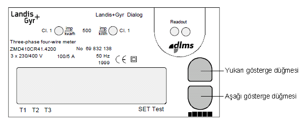 5 İŞLETME 5.1 Yardımcı güç kaynağı ile çalıştırma Yardımcı güç kaynağı bulunan sayaçlar ( Bkz. bölüm 3.3 bağlantı diyagramları) elektrik kesintilerinde dahi tamamen fonksiyonel durumdadır.