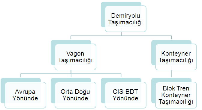 Demir Yolu Taşımacılığı: Türkiye de demir yolu taşımacılığı yapan ve raylı taşımacılığın avantajlarını müşterilerine yaşatan sayılı kuruluşlardan biri olan Ekol, demir yolu taşımacılığında proje