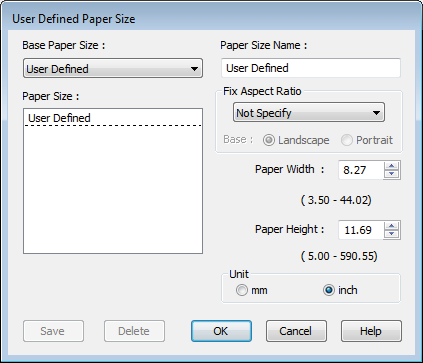 Yazdırmanın Diğer Yolları Windows ta Ayarların Yapılması Yazıcı sürücüsünün Printer Settings sekmesini görüntüleyin ve Custom Paper Size'ı tıklatın.