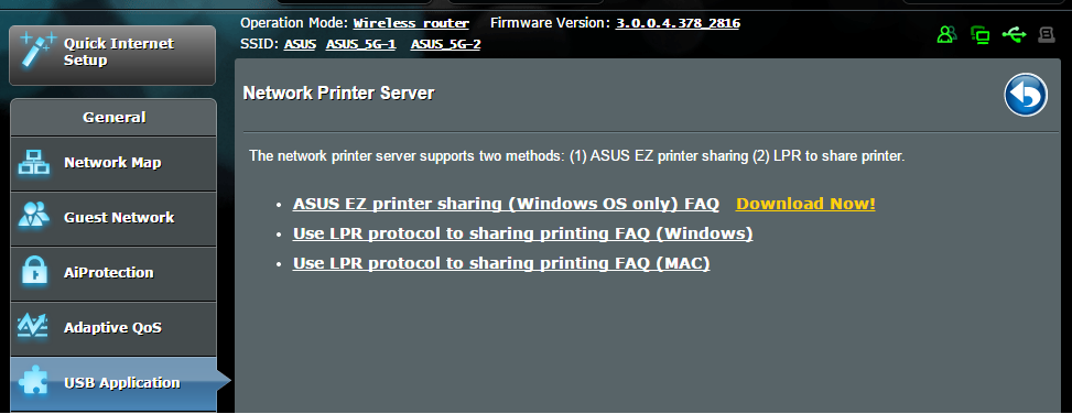 NOT: Yazdırma sunucusu işlevi Windows XP, Windows Vista ve Windows 7'de desteklenmektedir. EZ Yazıcı paylaşımı modunu ayarlamak için: 1.