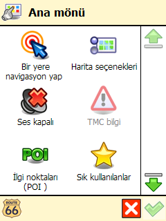 Mönüler arasında gezinme Ürünün içinde gezinmek için aşağıdaki tuşları kullanın: Button Action Şimdiki ekrandaki yapılan seçimleri teyit etmek veya bir sonraki ekarana geçmek için bu tuşu kullanın.