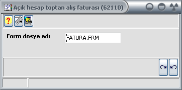 Evrak form ismi girilip enter tuşuna basıldıktan sonra form dizaynını yapacağınız ekrana geçilecektir. Bu ekranın bir örneği yukarıda verilmiştir. ALT+F ekranını iki bölümde inceleyebiliriz.