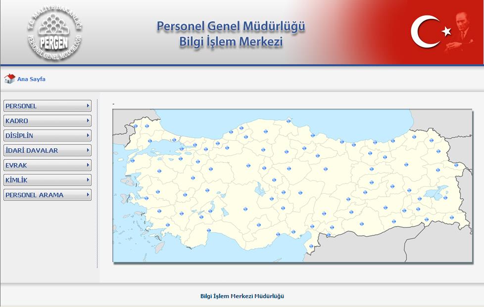 Şekil 9: PEROP Emeklilik Bilgileri Ekranı PEROP Yönetici Sorgu Ekranı ile Genel Müdürlük üst kademe yöneticilerine Bakanlık personeli bilgilerine erişim sağlanmaktadır.