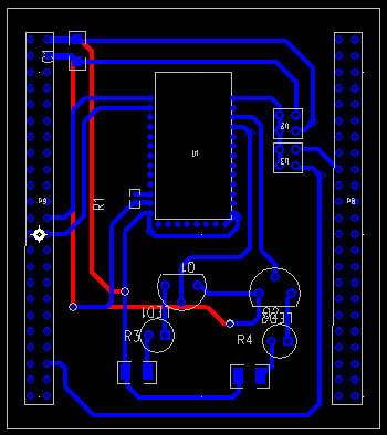 Resim 2 2.2 Layout Layot çiziminde yapılan cape nin BBB ile uyumlu olması için BBB pin aralıkları datasheet ten bakılarak dikkatle çizilmiştir.