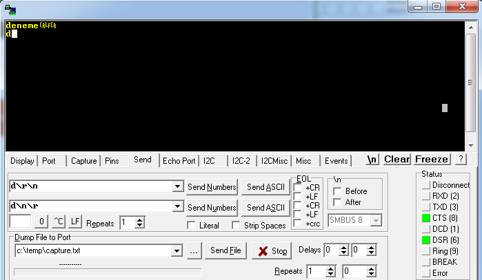 4.1 Yazılımın Çalıştırılması Yazılım doğrudan BBB üzerinde Eclipse ile terminal bağlantısı yapılarak çalıştırılmıştır.