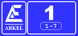 TÜRKÇE ENGLISH After entering this window, the cursor will appear on the first stop F-00. Stop numbers are scrolled by buttons + (up) and (down).