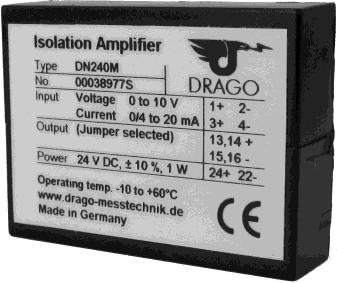 DRAGO Otomasyon DN 240M İzalosyon çeviricisi ile Tiny Snap Serisi kompakt ve ekonomik arayüzlü seçimi ile ekonomik bir çözüm sunar. İzalasyon anfisi DN 240M elektriksel izolasyon ve işleme 0.