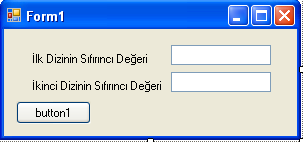 FONKSİYONLARDAN MATRİX DİZİ DEĞİŞKENİ GÖNDEREBİLMEK private double[,] hesapla(int x, int y, int n) int us; double[,] dizi = new double[1, n]; //Dizi tanımlandı.