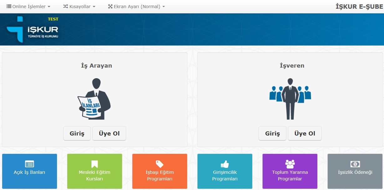 1 GİRİŞ İş Arayan ve İşveren sistemleri ile kullanıcı türüne uygun işlemleri, sistem üzerinden gerçekleştirme imkânı sağlanmaktadır. 1.