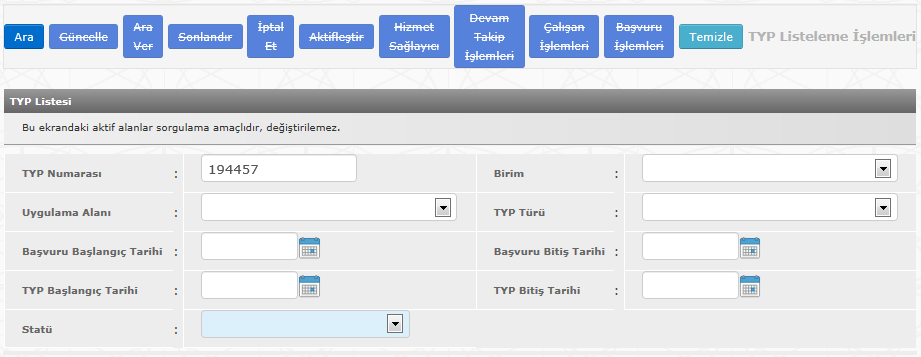 Sadece kendi iģyerinize ait iģgücü istemleri için rapor alabilirsiniz. 2.1.1.5 