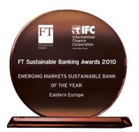TSKB, Doğu Avrupa ülkeleri kategorisinde Financial Times - International Finance Corporation (IFC) Yılın Sürdürülebilir Bankacılık Ödülü nü 2008, 2009 ve 2010 yıllarında üç kez üst üste kazanmıştır.
