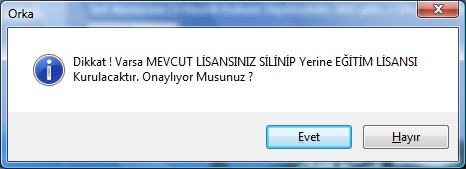 .4... Eğitim CD si ile Genel Muhasebe Modüllerini Yüklemek 3 SözleĢmes metnini geçmek için Devam Et