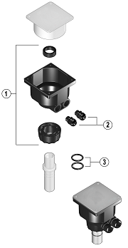 Flow Sensor and Clamp Saddles N Price List 1 9900317015 4 Pole Cable plug 40,00 2 9900317016 Sensor Cap 18,00 3 Spare Parts 9900317017 O-RING EPDM 4,00 9900317018 O-RING FPM 11,00 4 9900317019 ROTOR