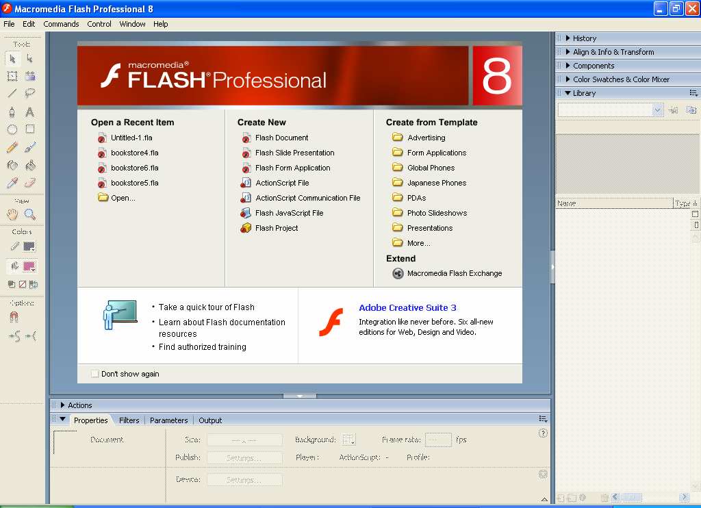 Bu sayede rahatlıkla flash uygulamalar geliştirebilirsiniz. ADOBE FLASH Daha önceden Macromedia firmasına ait olan Flash şimdi Adobe firmasının bir ürünüdür.