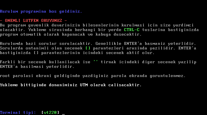 b. Karşılama Ekranı: Şekil 2 Karşılama ekranında kısaca kurulum programı bilgileri ve yardımcı yönergeler