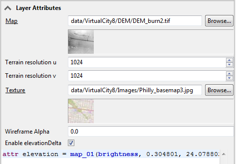 Öznitelik Name Visible Color Alpha Elevation Offset Bounds/ X-Size Bounds/ X-Offset Görevi Katmanın adı Katman görünülebilirliği Katman üzerine katlanan renk değeri Katman saydamlığı Katmana