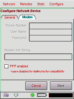 COMREX CORPORATION Figure 31-3G Kartların Ayarları MODEM KARTI ACCESS içerisindeki modem PPP'siz MOD veya PPP