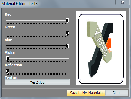 Test3 isimini verdiğim Materyalime Texture alanındaki