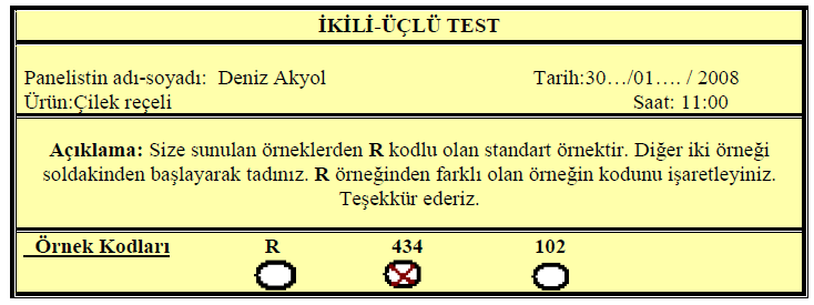 İkili-üçlü test