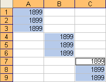 (b) Şekil 6. (a)örnek Bir Çalışma Sayfası (b) Sütun genişliğini ayarlama (c) Satır yüksekliğini ayarlama (c) 1.