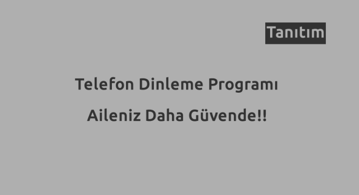 Abdullah Bozdağ Tem 04, 2015 Genel, Tanıtım 0 Yorum NEGE B Casus dinleme programı ile eşinizi, çocuklarınız, yakın akrabalarınızı güvende tutabilirsiniz.