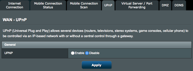 4.3.4 UPnP UPnP (Evrensel Tak ve Çalıştır), bir ağ geçidi üzerinden merkezi denetime sahip olan veya olmayan IP tabanlı bir ağ aracılığıyla çeşitli aygıtların (yönlendiriciler, televizyonlar, stereo