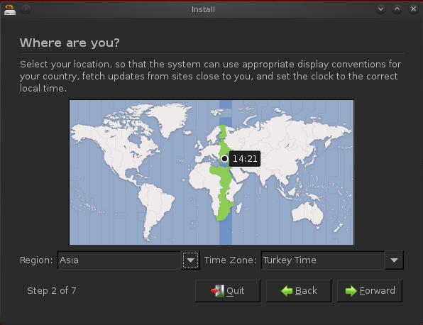 Biz Bu kısımda KDE kurulu Backtrack.iso dosyasını tercih ettik.