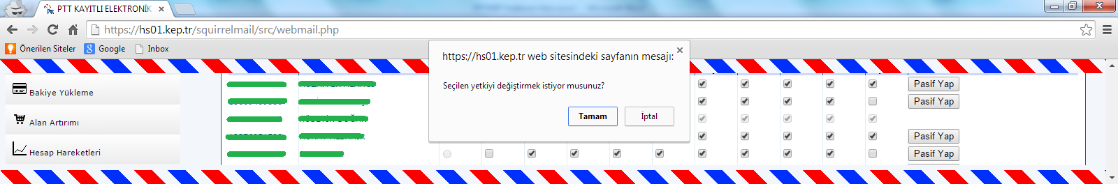 T.C. butonuna basılır, bir sonraki aşmada elektronik imzanın şifresi (pin) girilir ve butonuna basılarak işlemin tamamlanması beklenir.