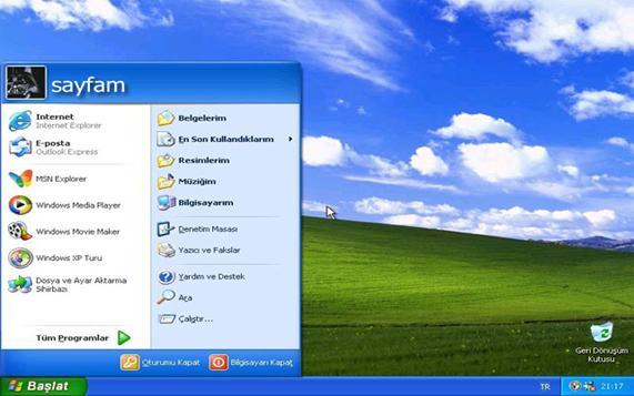 1.1.30. Windows XP kurulumu tamamlanmıģtır. Not: Bu aģamadan sonra yapılacak en önemli iģ, bilgisayarın donanımlarını tanıtmak için güncel sürücülerin (driver) ve gerekli programların yüklenmesidir.