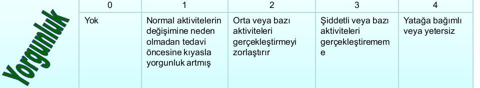 YORGUNLUK DEĞERLENDİRMESİ 2.