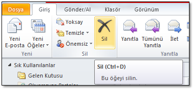 6.4.2. Yeni Posta Klasörü Oluşturma Çok sayıda iletiyi düzenli bir şekilde saklamanın önemli bir yolu, farklı klasörler oluşturarak iletileri o klasörlerin altında toplamak olabilir.