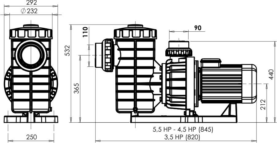 TAŞKIN SERIES 3, 5 4,5 5,5 HP