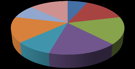 Adıyaman, Van, Mardin ve Afyonkarahisar'da Turizm Sektöründe İngilizce dilini kullanırken en çok kullanılan beceriler ve karşılaşılan problemler: Pronunciatio n; 9; 4% Vocabulary in tourism; 30; 13%