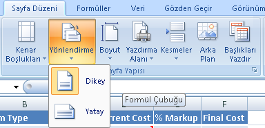 Sayfa Yapısı Yönlendirme, sayfanın