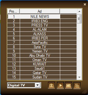 TV Kanalı Seçme TV kanalları arasında geçiş yapmak için üç yöntem vardır: 1. Denetim masasındaki Program Listesi düğmesini tıklatın ve Program Listesi'ni seçin. 2.